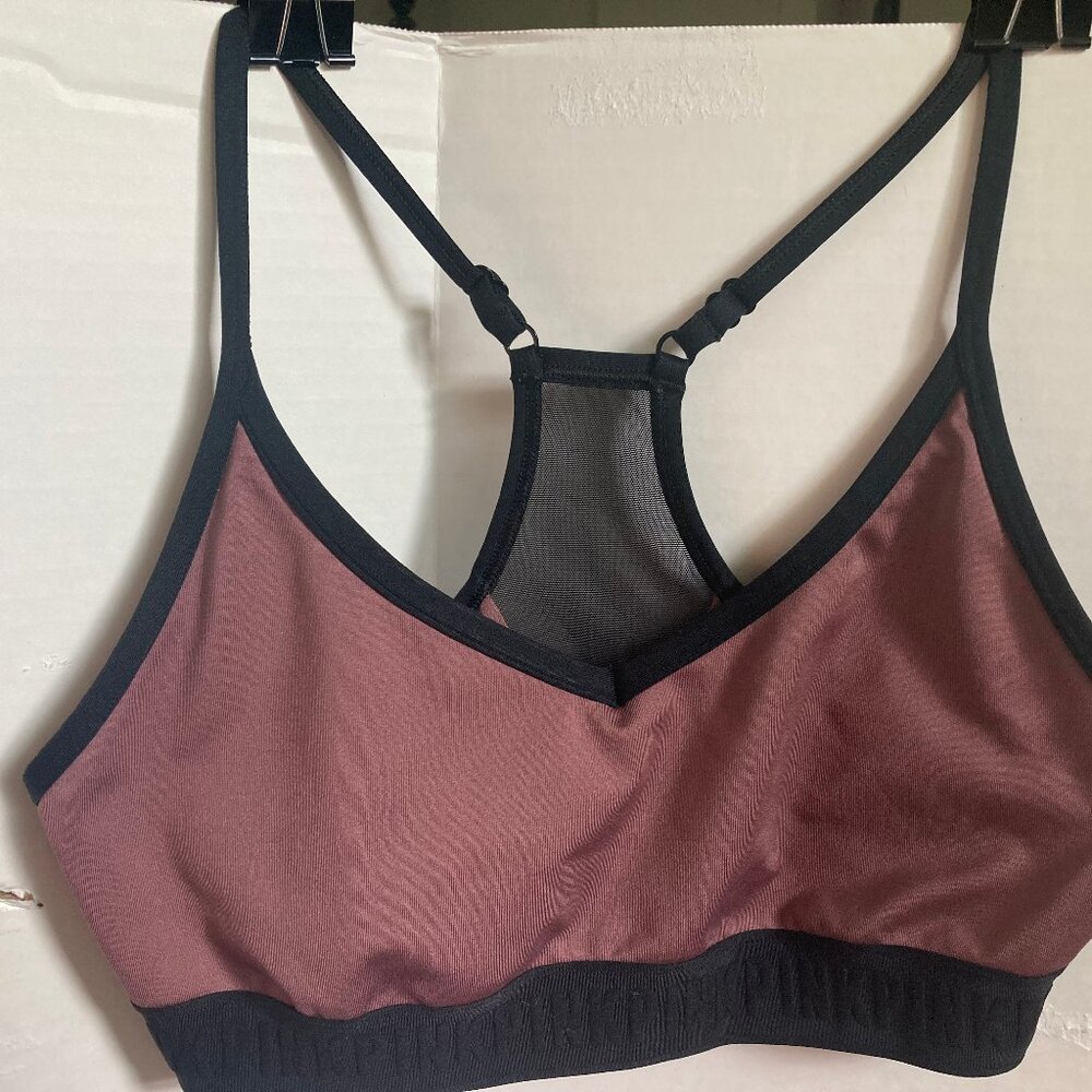 Victoria Secret Pink Ultimate lightly lined sports bra.  Size large.